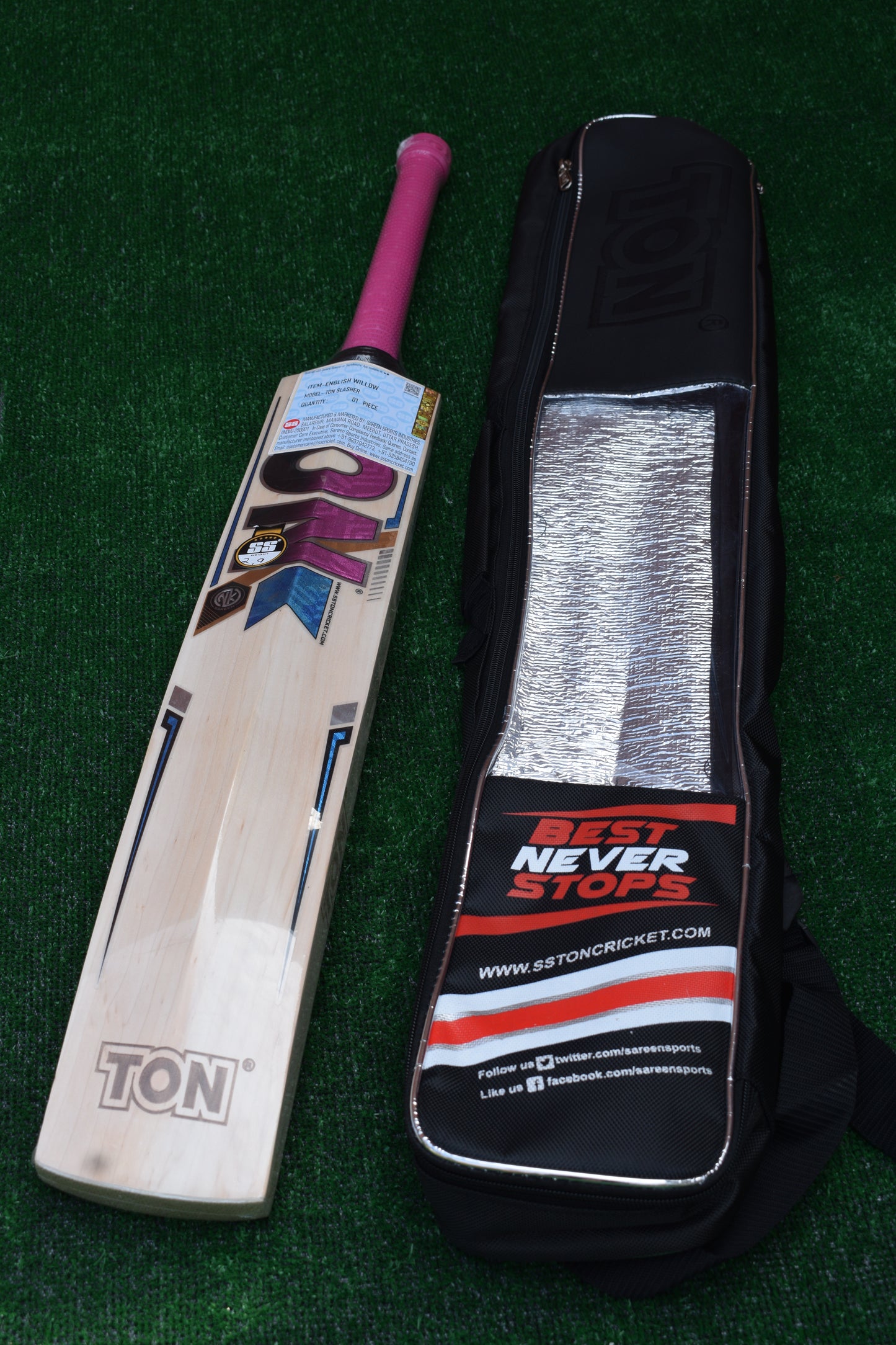 TON Slasher English Willow Cricket Bat