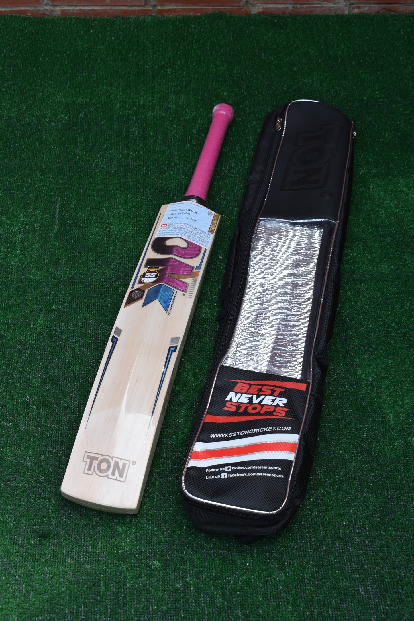 TON Slasher English Willow Cricket Bat