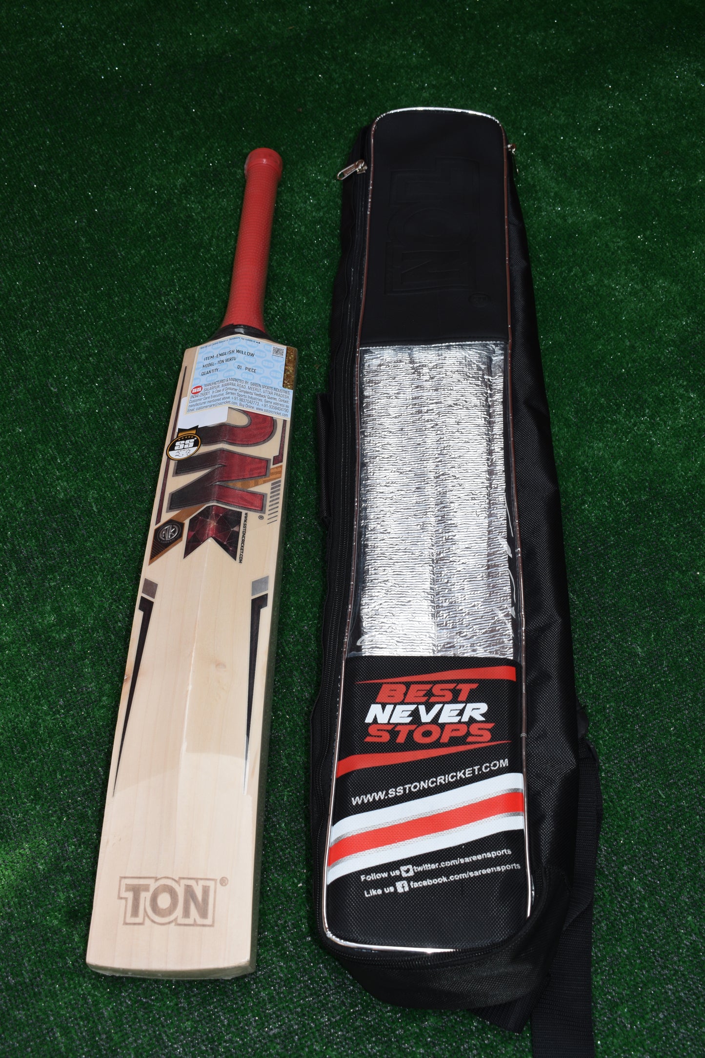 TON Vertu English Willow Cricket Bat